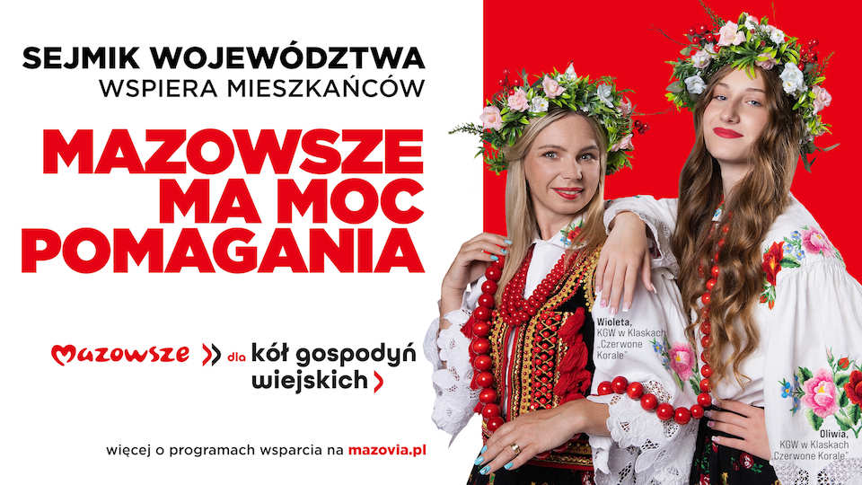 plakat mazowsze ma moc pomagania